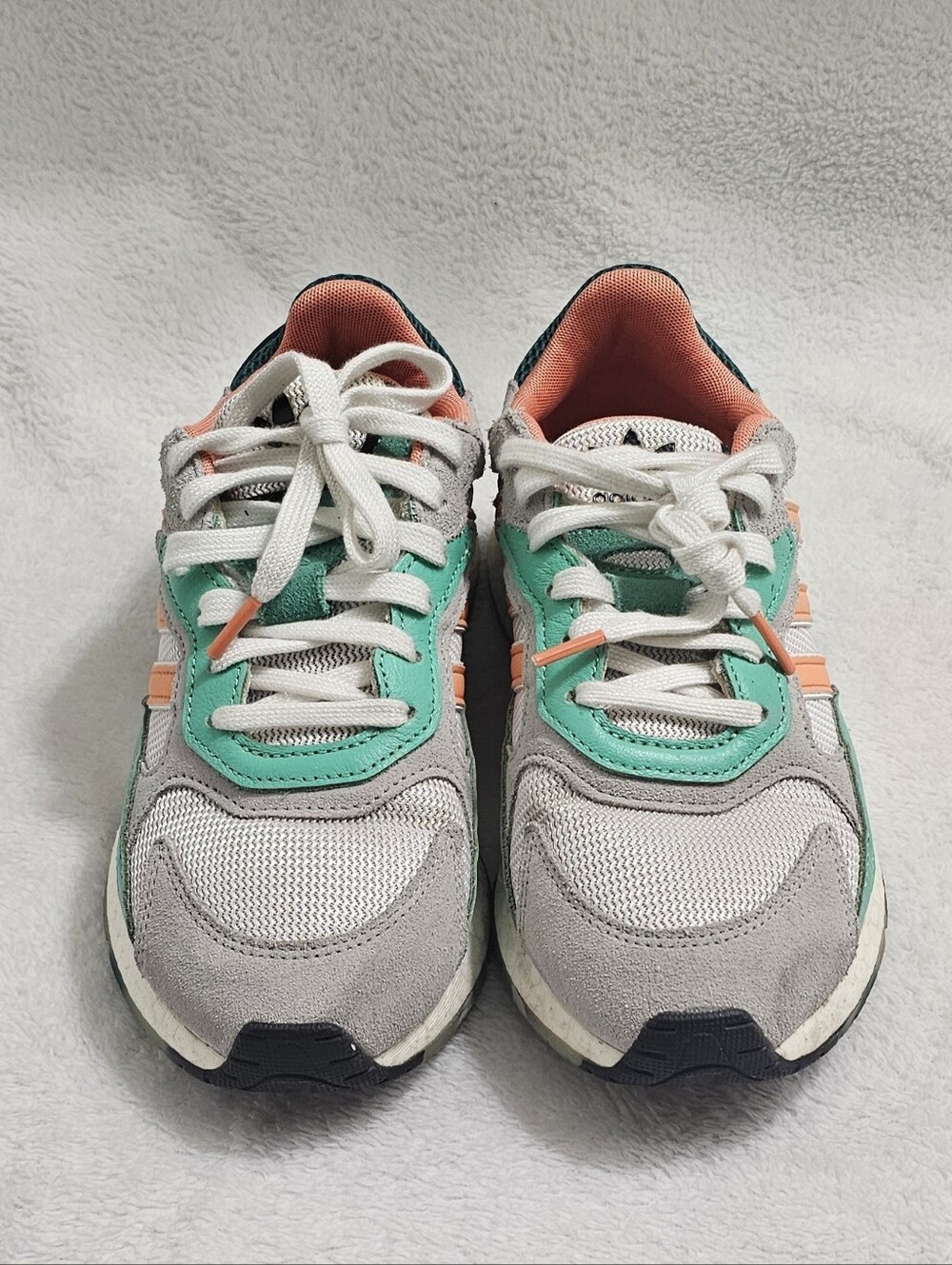 adidas men's Tresc Run Lace Up Sneakers Shoes Casual - multicolored size 6